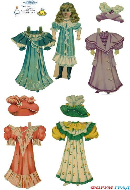 бумажные куклы для вырезания