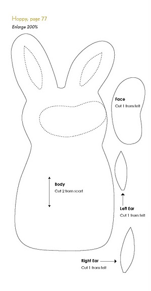 выкройки зайцев