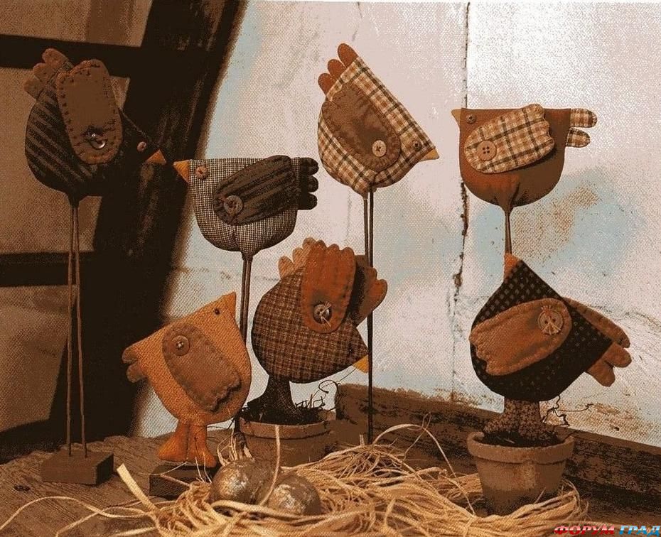 выкройки птиц