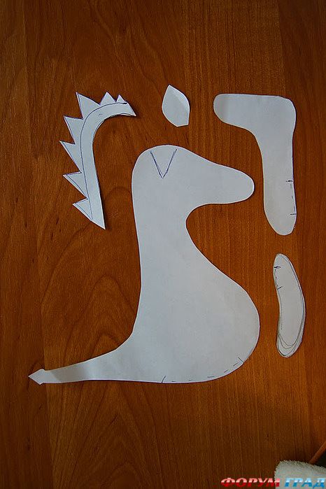 dragon patterns, выкройки драконов, выкройки динозавров