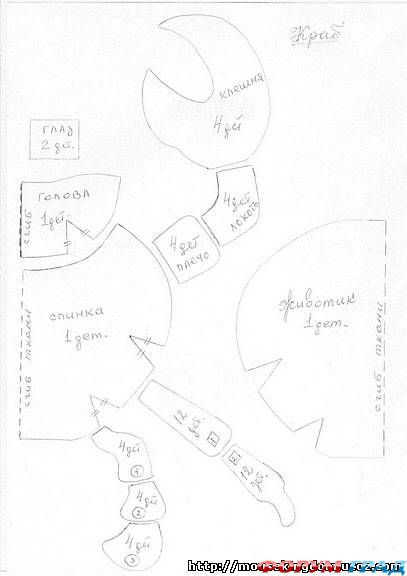 выкройки рыб