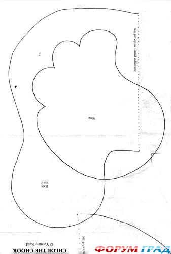 выкройки птиц