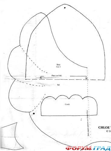 выкройки птиц