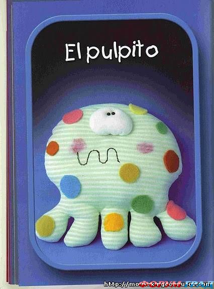 выкройки мягких игрушек, выкройки рыб и морских жителей