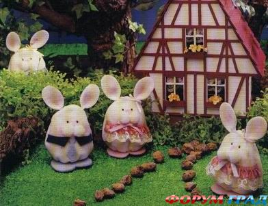 выкройки зайцев