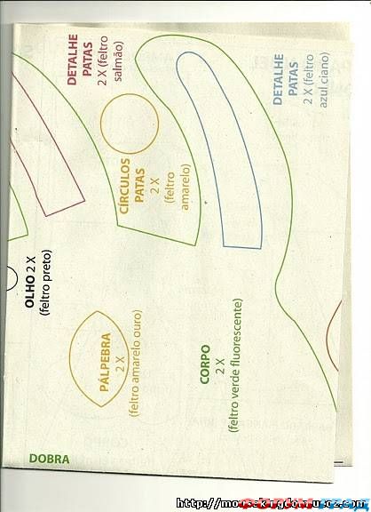 выкройки рыб и водных жителей