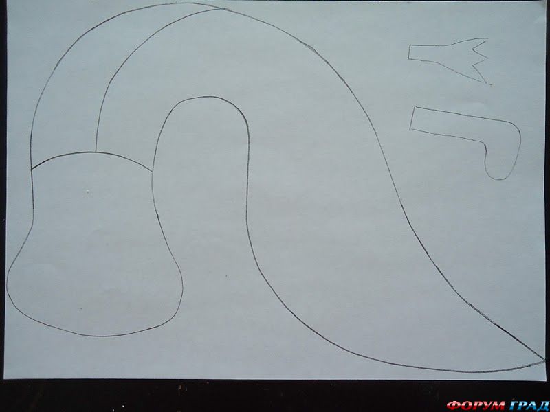 выкройки драконов и динозавров