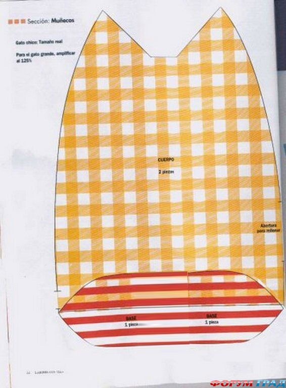 выкройки кошек