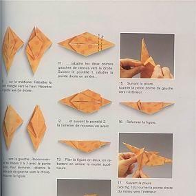 схема оригами коровы