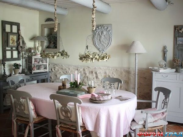 мебель для кухни в романтическом стиле