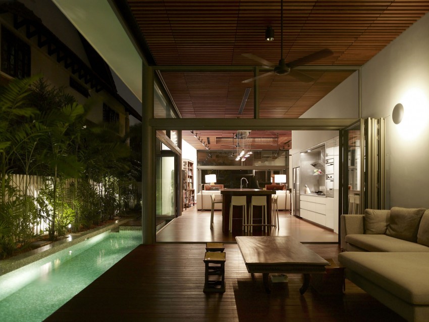 Дизайн интерьера дома Acoustic Alchemy в Сингапуре