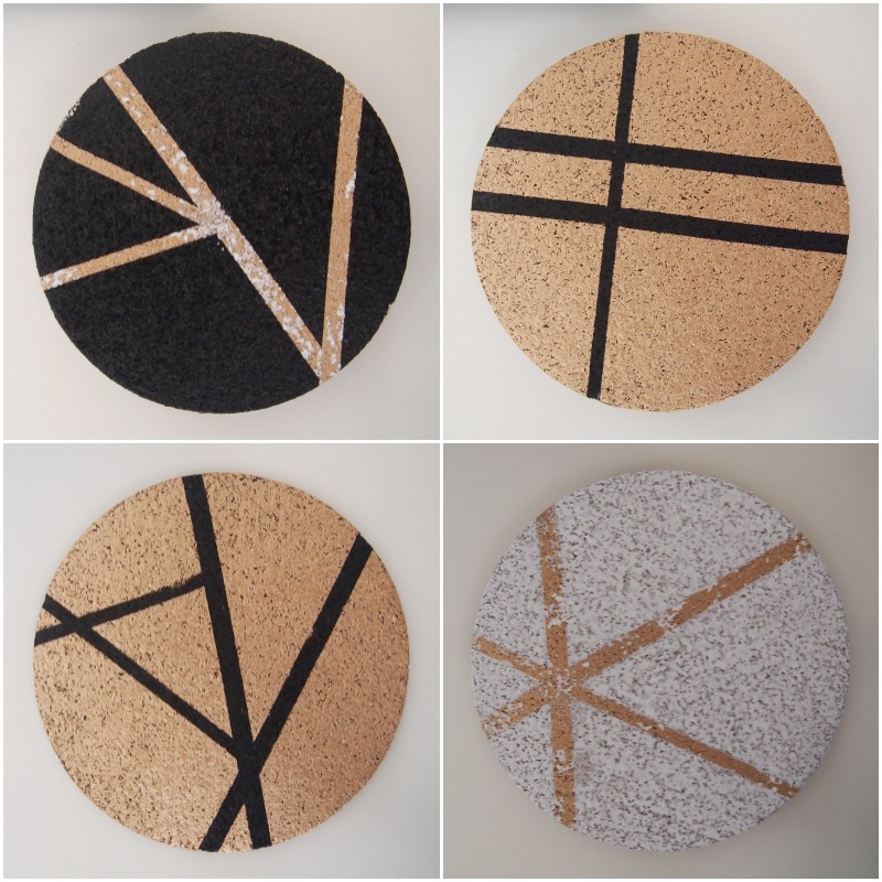 diy-gold-black-cork-coasters-6