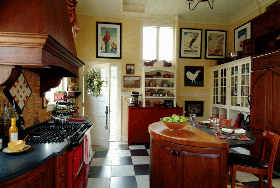 Дизайн интерьера кухни в стиле прованс