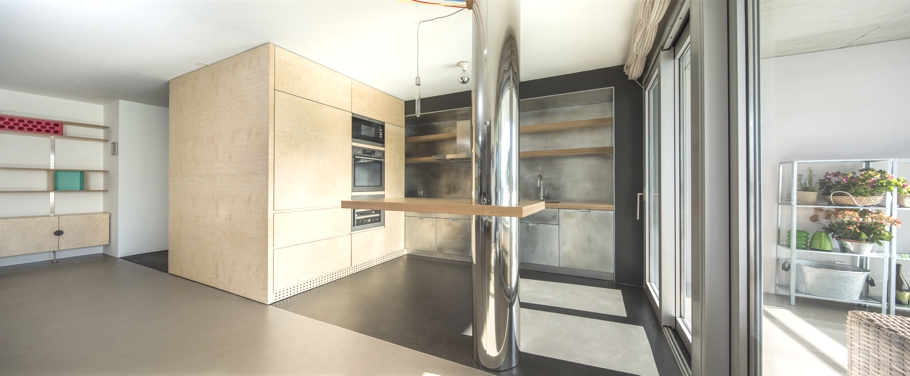 Дизайн интерьера квартиры от Dotdotdot в Швейцарии