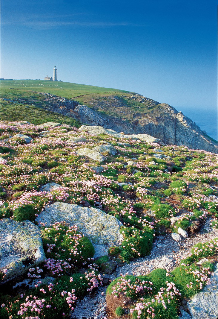 Вид на отель Lundy Island в Англии