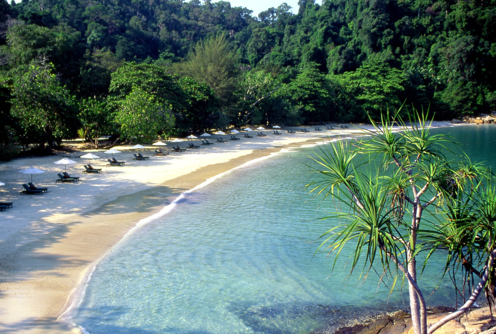 Курорт Pangkor Laut Resort на побережье Малайзии