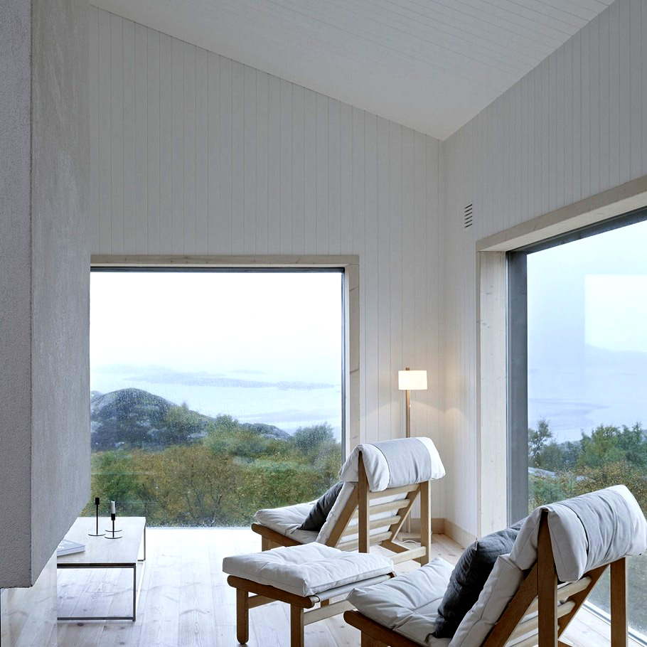 Дизайн интерьера коттеджа Vega в Норвегии от Kolman Boye Architects