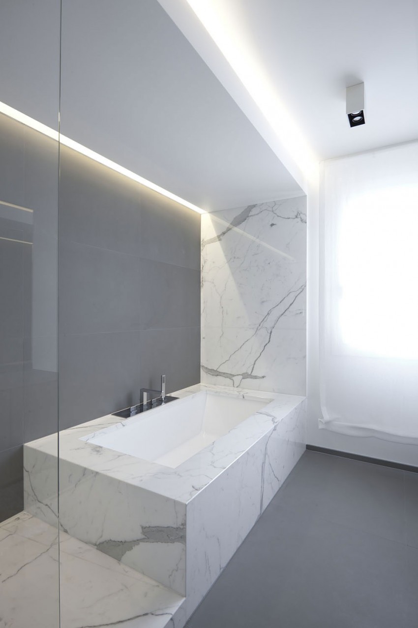 Дизайн интерьера ванной комнаты от EXiT architetti associati