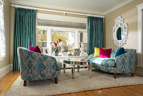 jewel-tones-and-brocade-in-a-glamorous-living-room