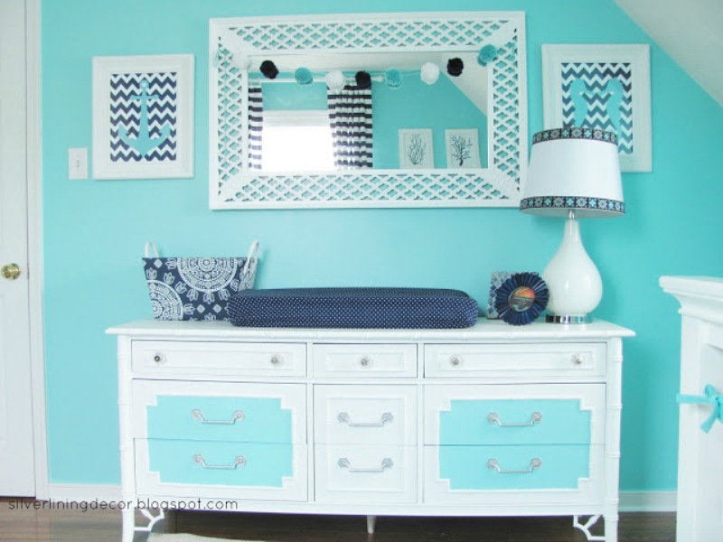 bright-turquoise-nautical-nursery-for-a-boy-3