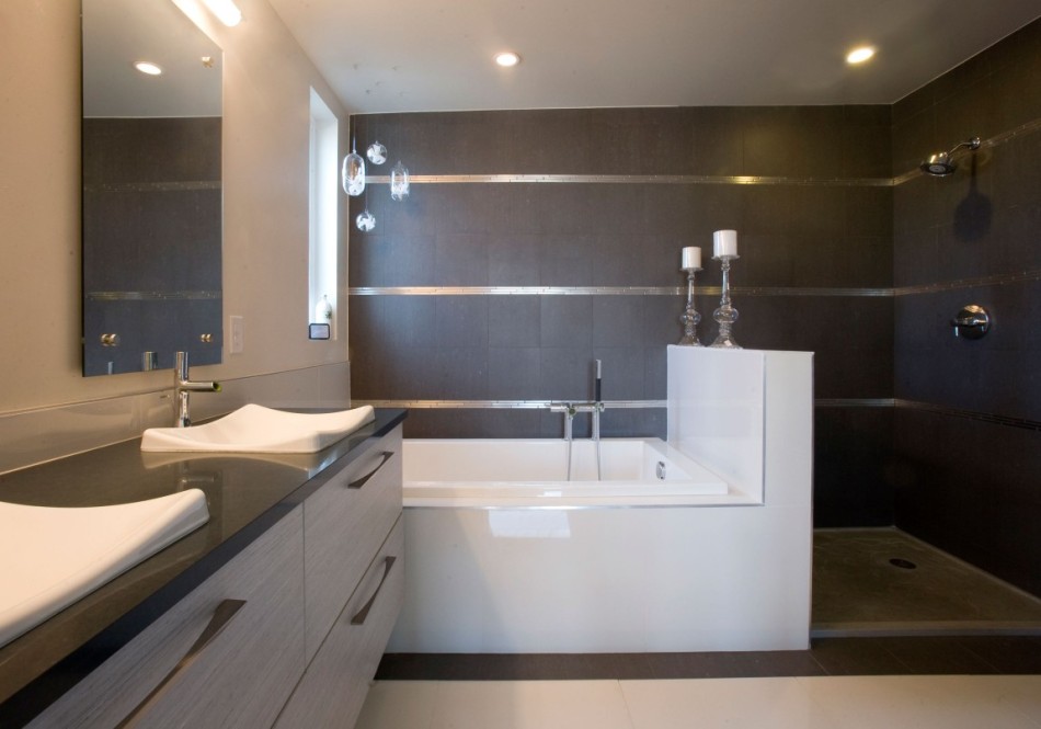Элегантная ванная комнаты в скандинавском минимализме