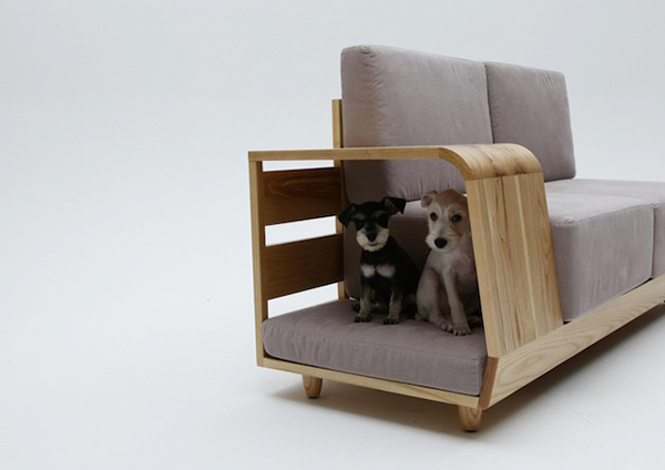 Современный мягкий диванчик с домиком для вашей собачки