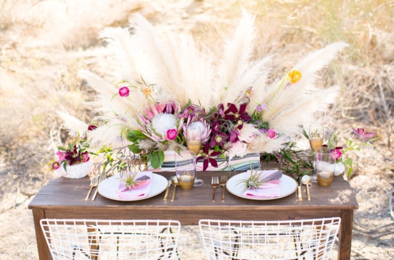 Pampas grass Wedding