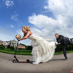 Свадебная фотосессия с транспортом