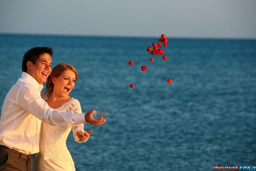 Реквизит для свадебной фотосессии - еда