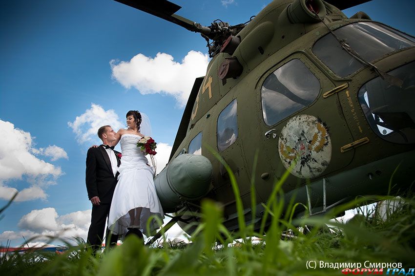 Свадебная фотосессия с транспортом