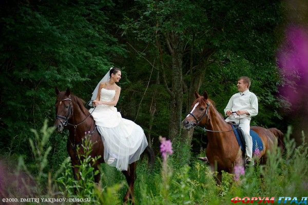 Свадебная фотосессия с животными