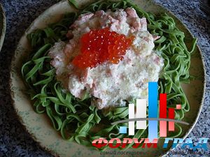 Салат с икрой