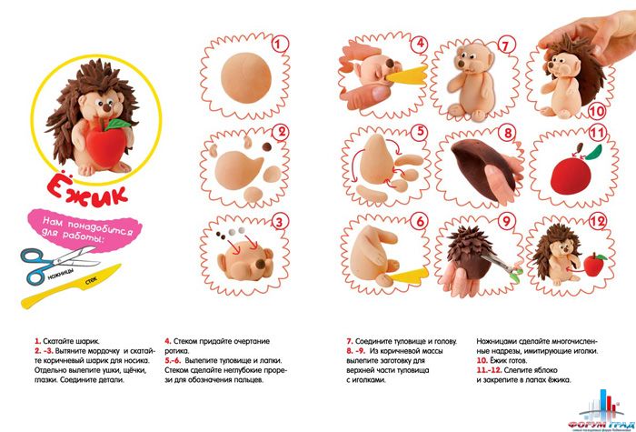 Поделки из пластилина