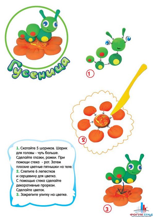 Поделки из пластилина