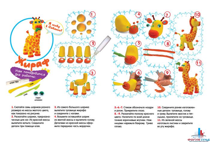 Поделки из пластилина