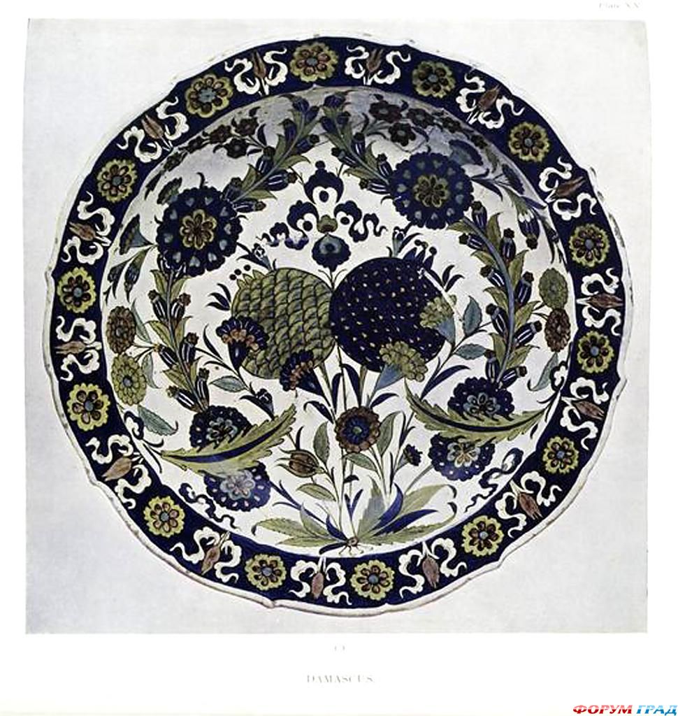case i 3. damascus dish 1908