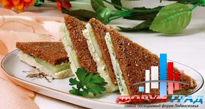 Сендвич с огурцом