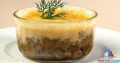 Горячая закуска из сушеных грибов