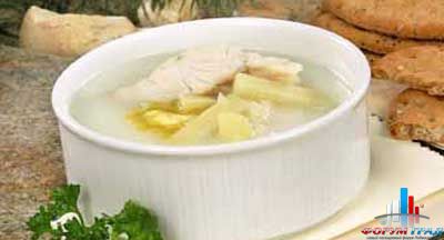 Суп из судака с молоком