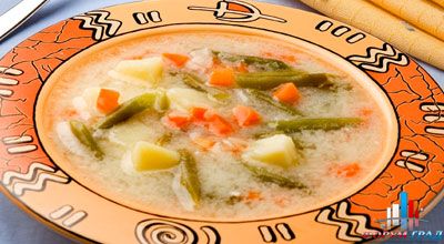 Суп со стручковой фасолью