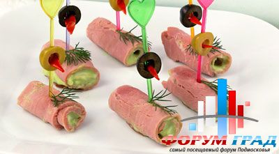 Рулеты закусочные