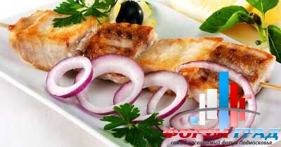 Шашлычек из осетрины