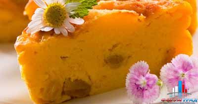 Запеканка из тыквы