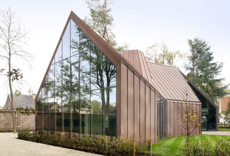 Ультрасовременный дизайн дома VDV от Graux & Baeyens Architects