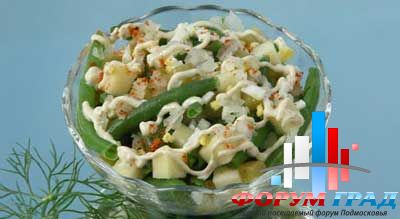 Салат из фасоли