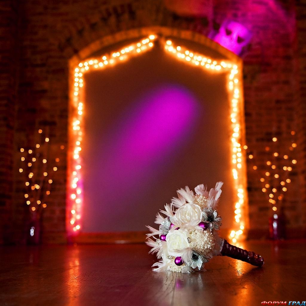 Цветочная композиция для невесты