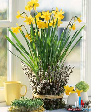 Сервировка стола на пасху