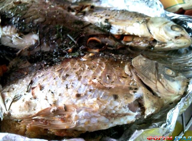 Рыба в аэрогриле