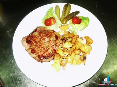 Мастер-класс. Фирменный стейк.