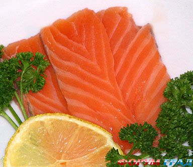 Слабосоленая семга